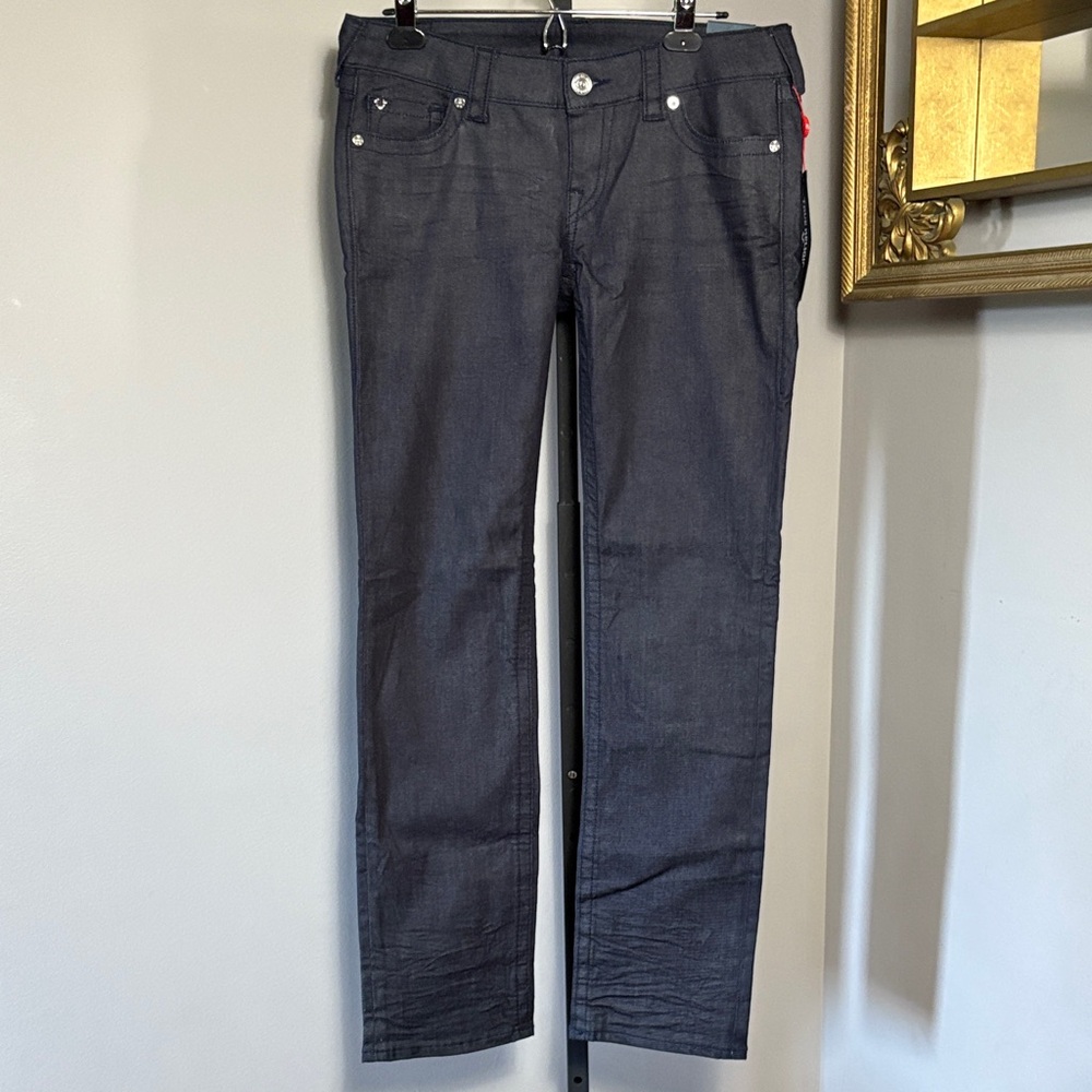 NEW True Religion Size 29 Billie Low Rise Straight Denim Jeans NWT